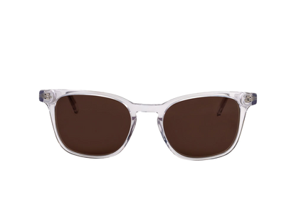 Crystal Sunglasses (Brown) Front View