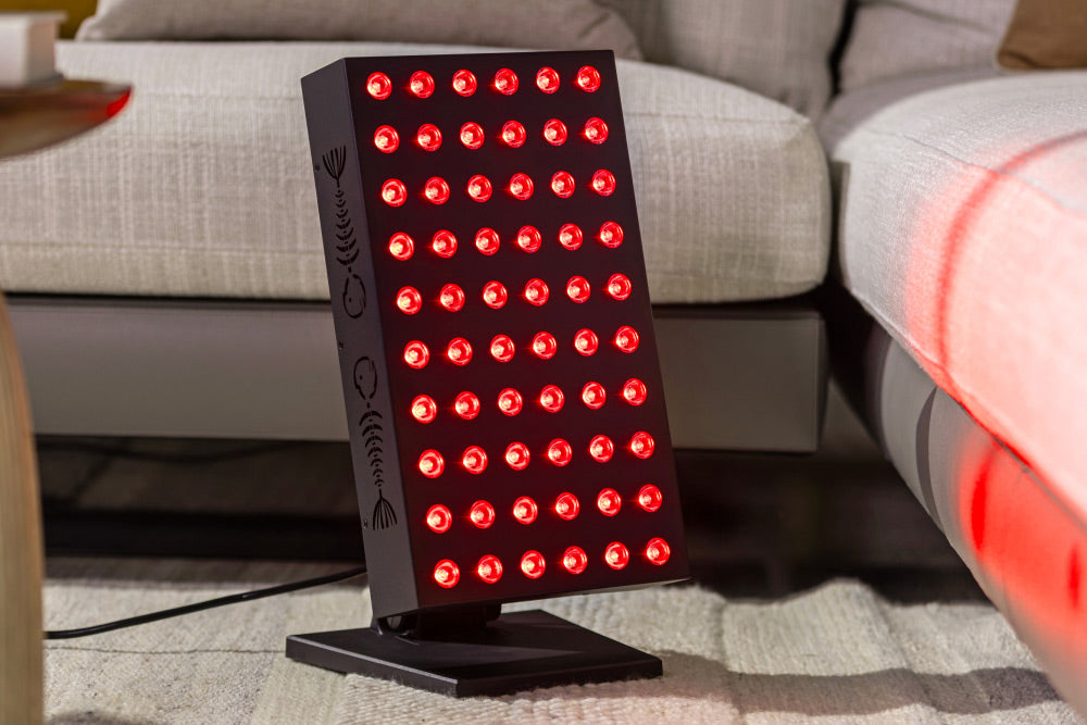 Demi Red Light Therapy Device in Living Room